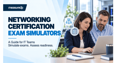 IT professionals preparing for networking certification exams with exam simulators and readiness assessments.