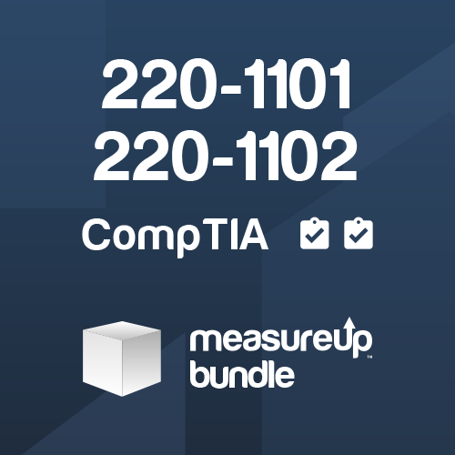 Bundle (220-1101, 220-1102): CompTIA A+ Core series (Practice Tests)