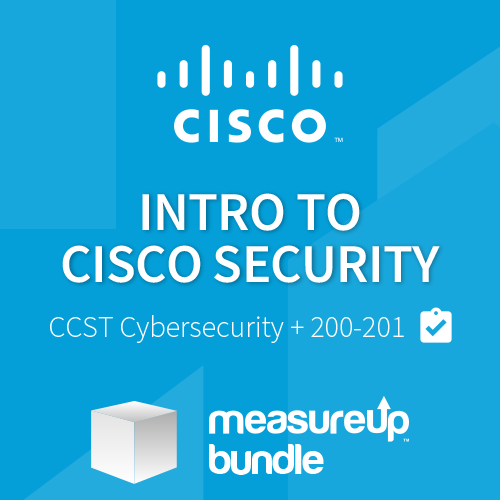Bundle Intro to Cisco Security (CCST-Cybersecurity + 200-201)