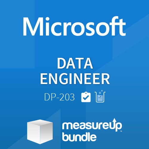 Bundle (DP-203): Data engineering on Microsoft Azure Practice Test and Virtual Lab