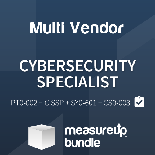Bundle Cybersecurity Specialist (PT0-002, CISSP, SY0-601, CS0-003)
