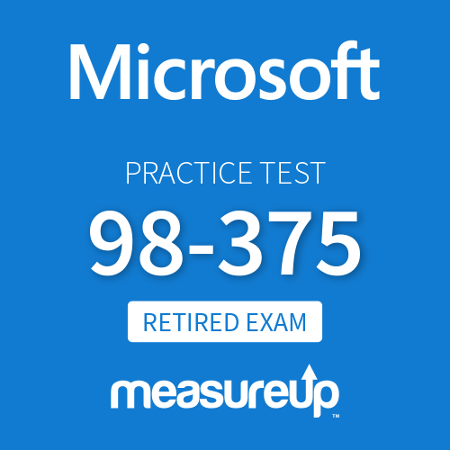 [Retired Exam] Microsoft Practice Test 98-375: HTML5 Application Development Fundamentals