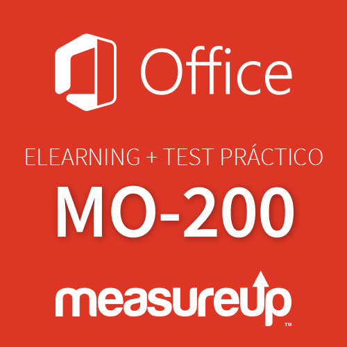 Elearning + Practice Test MO-200: Microsoft Excel (Excel and Excel 2019)-Spanish