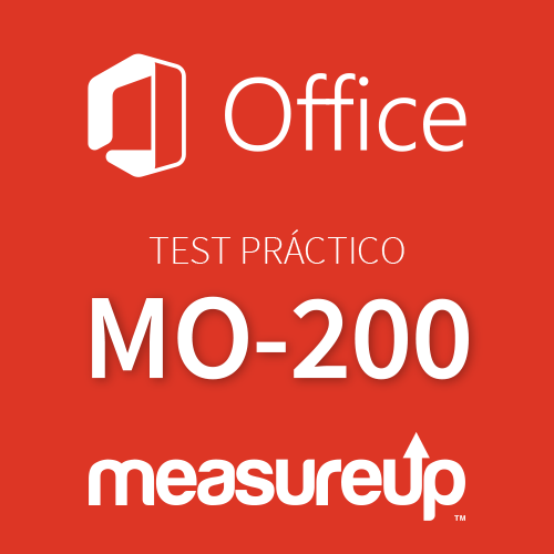Practice Test MO-200: Microsoft Excel (Excel and Excel 2019)-Spanish